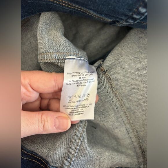 NWT Free People denim lace up skirt size 0 97 % cotton - Picture 4 of 7